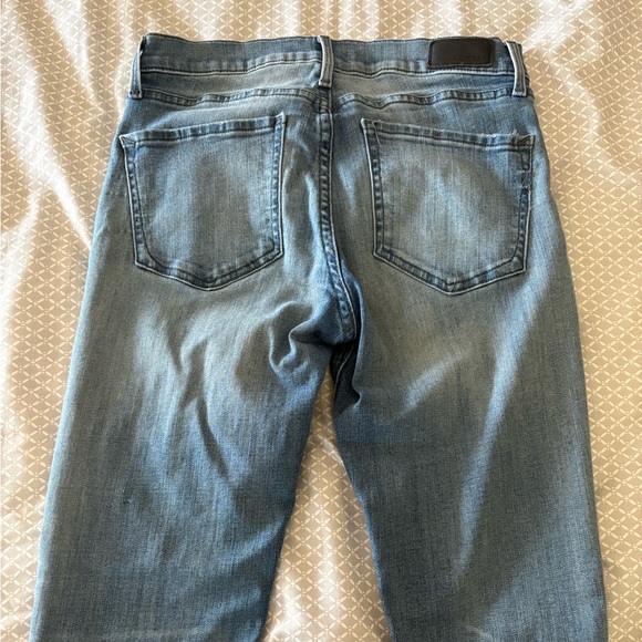 Express Stretch + Denim Perfect Cropped Mid Rise Legging Jeans Size 4 - Picture 5 of 7